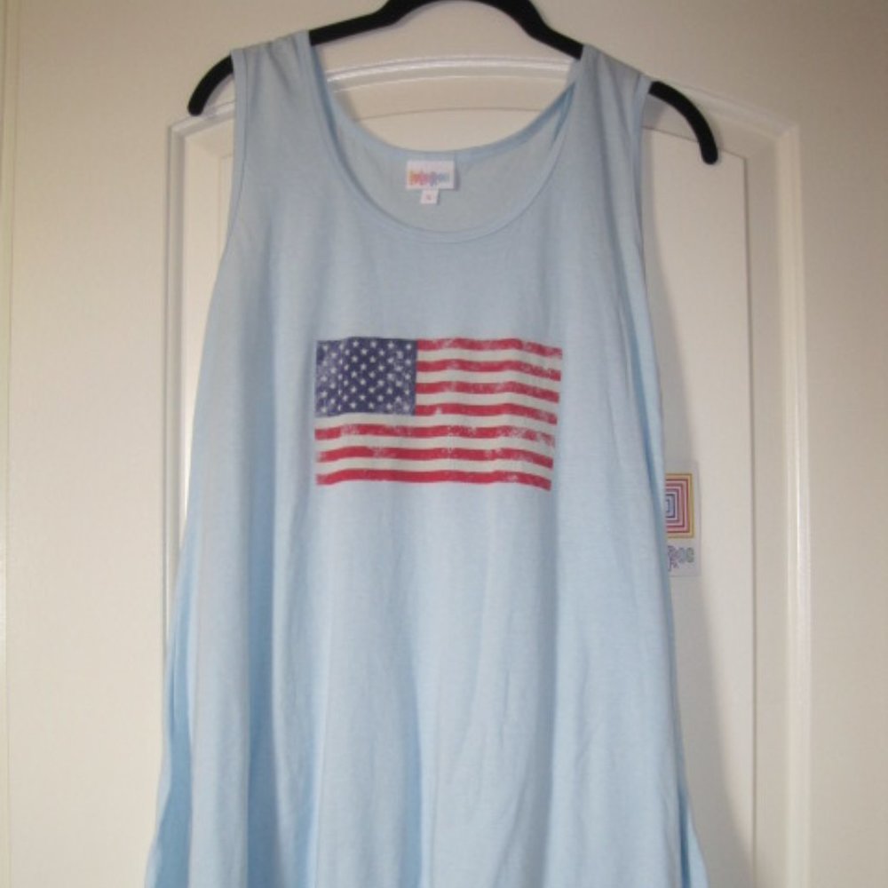 Lularoe American Flag Perfect Tank